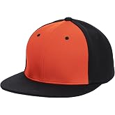 Pacific Headwear Premium P-Tec Flexfit&reg; Cap, Orange/Black/Black, L/XL