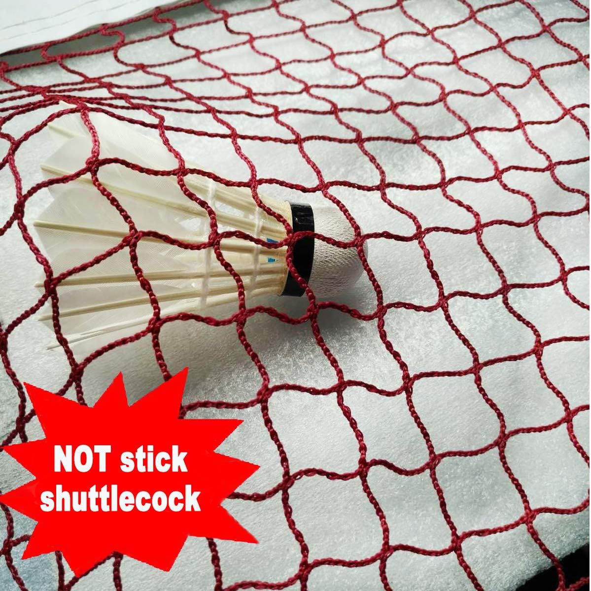 DOURR Badminton Net, Outdoor Indoor Sports Classic Badminton Replacement Net with Steel Cable Ropes for Backyard Beach Garden Schoolyard (20 FT x 2.5 FT) (with Steel Cable Rope) : Sports & Outdoors