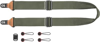 Peak Design Slide Camera Strap Sage - Sling, Neck, Shoulder, Quick Release, 90kg