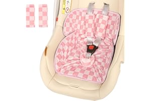DAYEEBALL Piddle Pads Carseat, Soft and Warm Car Seat Protector, Toddler Car Seat Protector for Potty Training, Washable Carseat Potty Training Cover, Waterproof Baby Piddle Pad Car Seat Liner, Pink