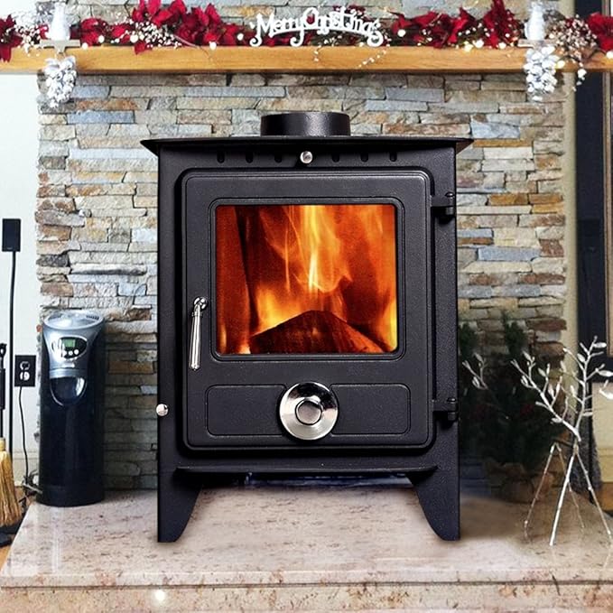 Lincsfire Reepham MultiFuel Fireplace Stove 8KW High Efficiency Log