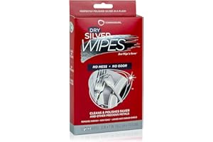 Connoisseurs Silver Wipes, 10 Count