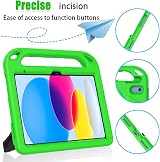 Surom Kids Case for iPad 11th/10th Gen with Screen Protector Green view 7