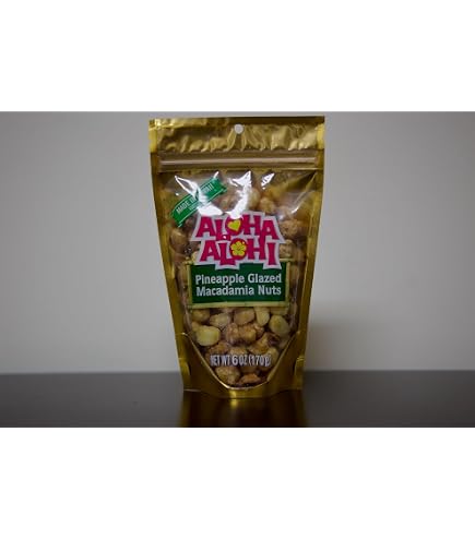 Amazon.com : Aloha Alohi's pineapple glazed macadamia nuts