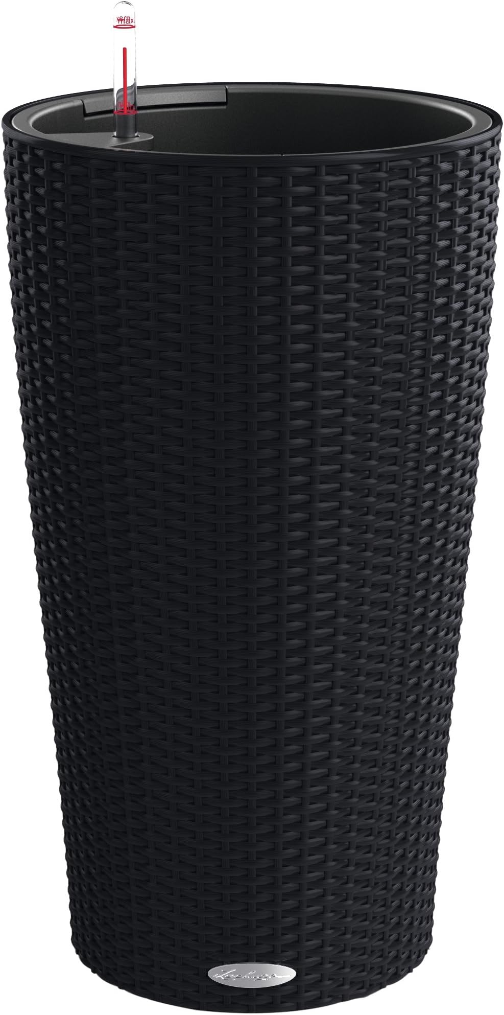 Lechuza Cilindro 23 Self Watering Planter - Black