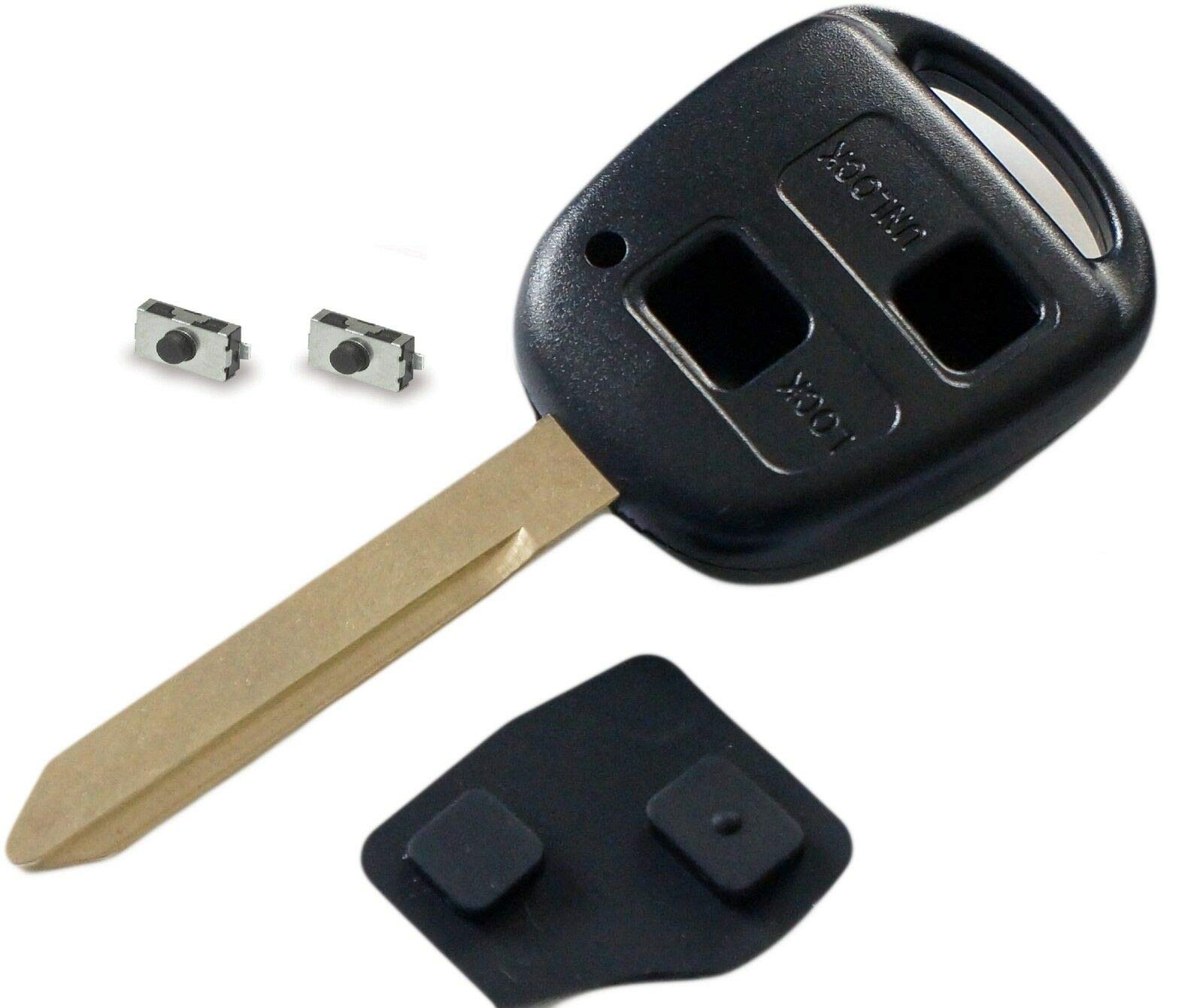 Automobile Locksmith DIY Repair kit - for Toyota Avensis Corolla Yaris 2 button remote key