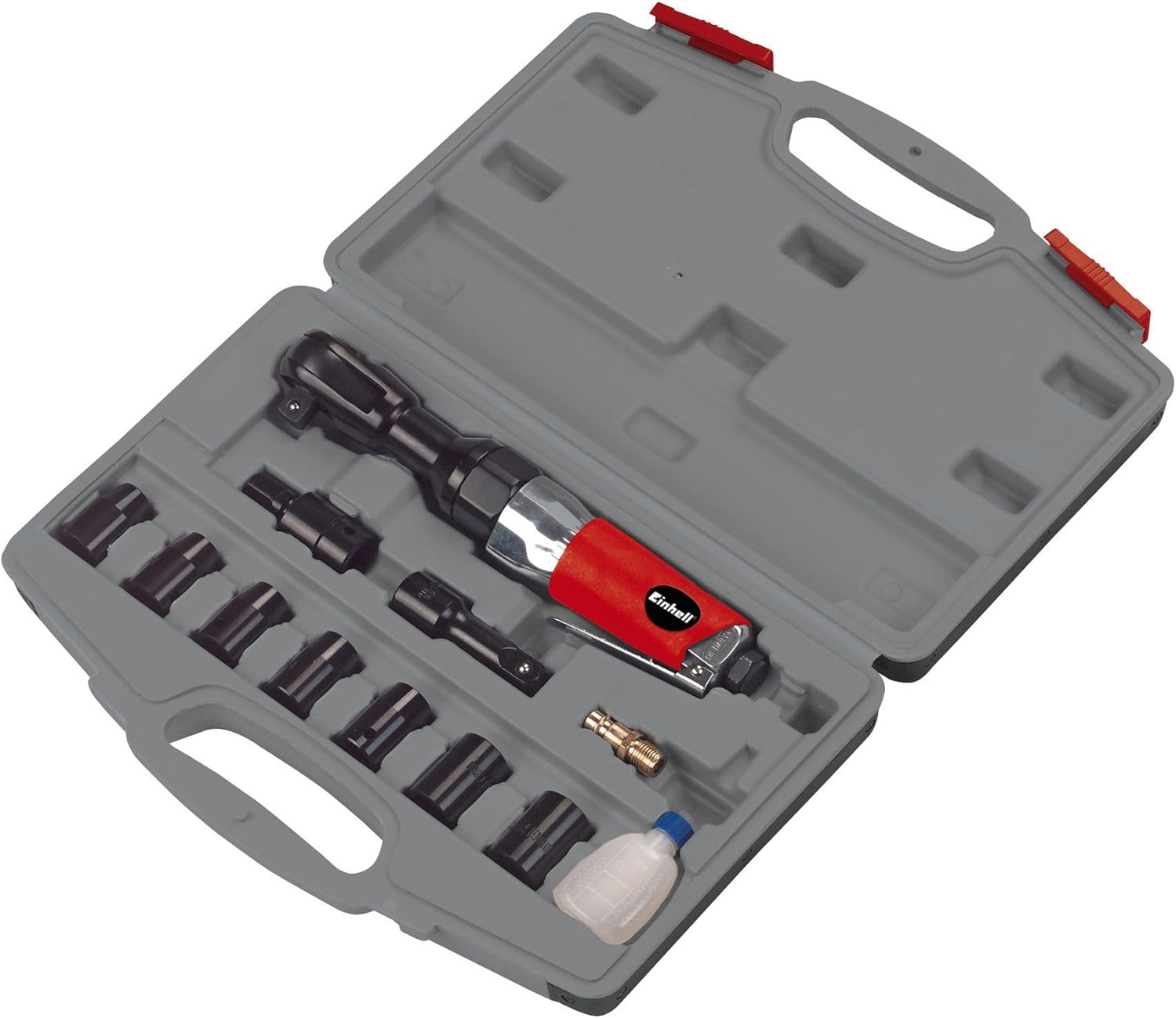 Einhell Grey DRS 200/2 Pneumatic Ratchet Screwdriver Set Power, Garden