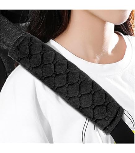 Aooca Soft Auto Seat Belt Cover Seatbelt Cushions Shoulder Pad 2 PCS - View #3