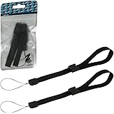 ZedLabz adjustable wrist strap for handheld games consoles, cameras & mobiles &ndash; 2pk black
