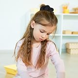 Lolalet Satin Scrunchies Hair Ties Ponytail Holders 6 Pack Women Girls Thick view 5