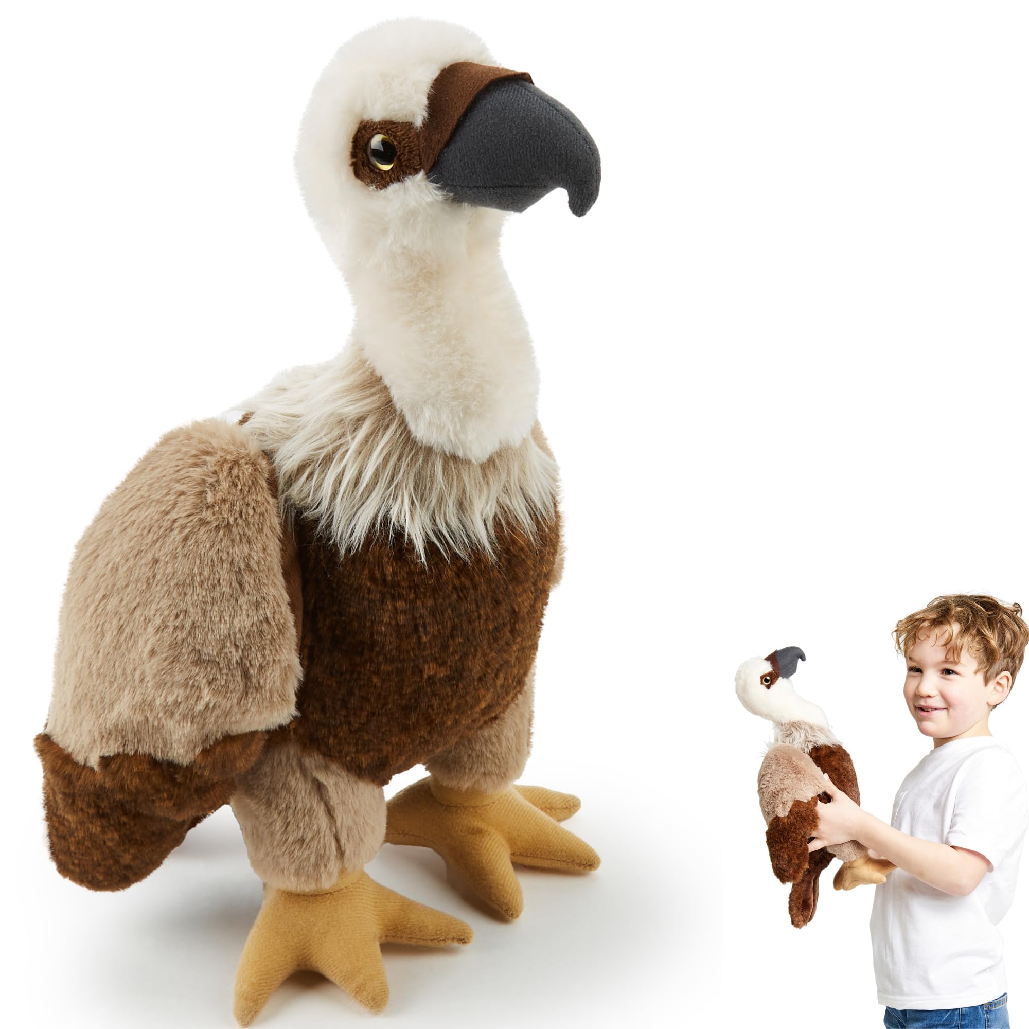 Zappi Co Vulture Plush Toy (36cm) - Child-Friendly, Eco-Friendly Stuffed Animal, Perfect for Youngster's Toy Collection, 100% Recycled — image 1