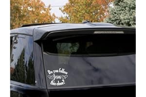 SANQIZ Do You Follow Jesus This Close? Vinyl Decal