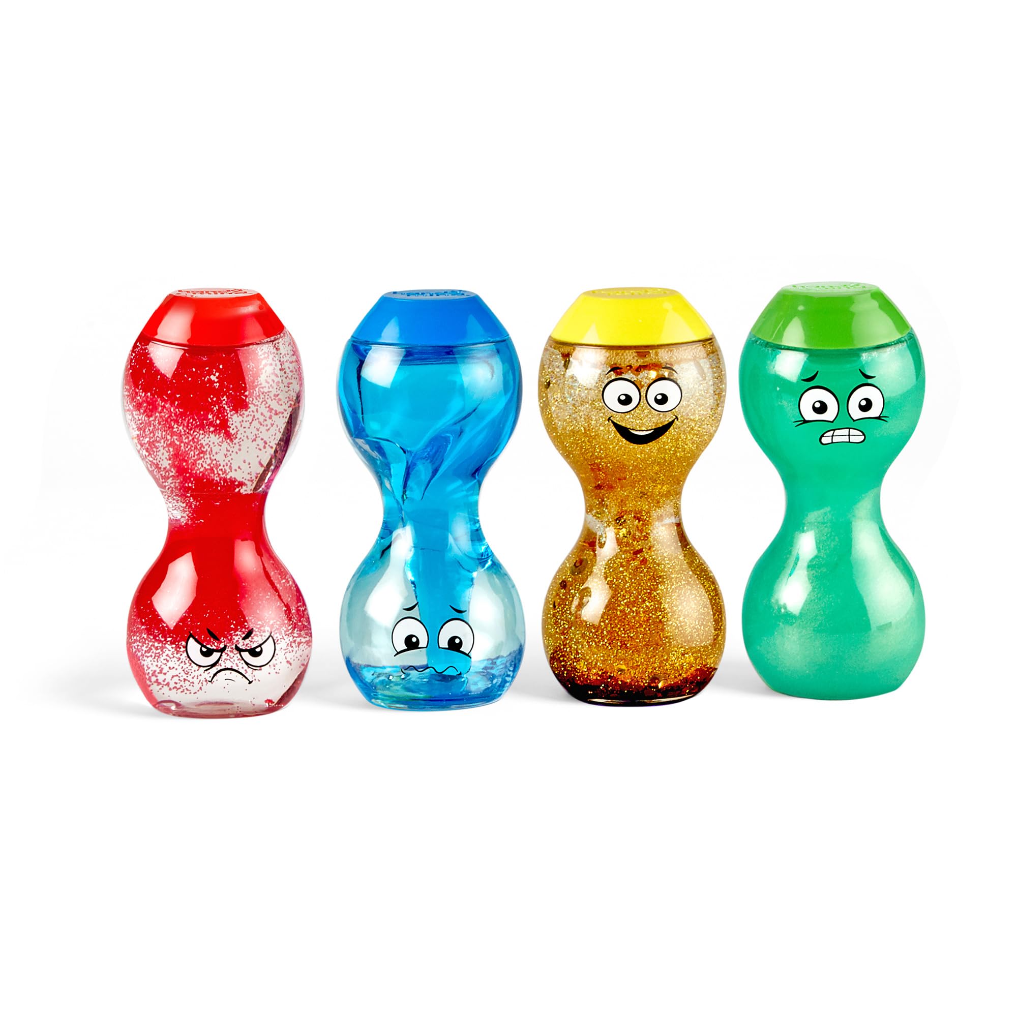 Learning Resources Express Your Emotions Sensory Bottles, Ages 3–5, Toddler Sensory Toys, Calm Down Corner, Social Emotional Learning, Gifts for Kids, Multicolou