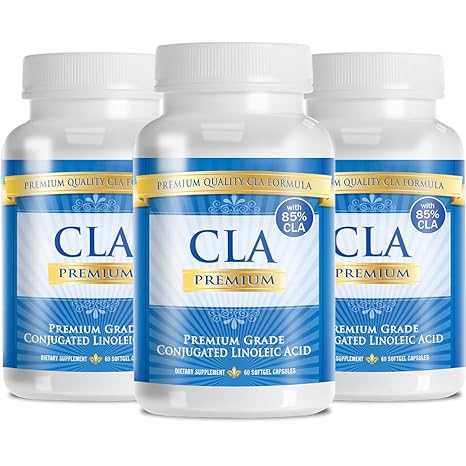 Cla Premium Derived From Safflower Oil Natural Weight Loss With 85 Pure Conjugated Linoleic Acid 2000mg 180 Softgel Capsules 3 Months Supply 90 Days 100 Money Back Guarantee Amazon In Health Personal Care