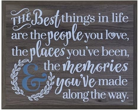 Amazon Com Lifesong Milestones The Best Things In Life Are The People We Love Wedding For Husband Wife Parents Best Friend And Christian Gift Ideas 12 Inches W X 15 Inches Salt Oak