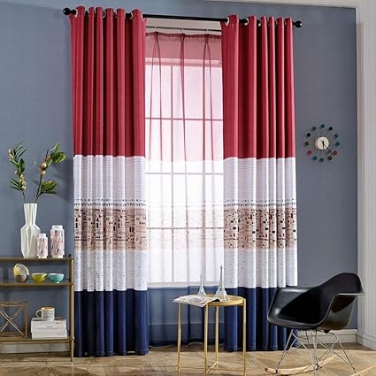 Blackout Curtains Drapes Window Treatments Living Room Curtain