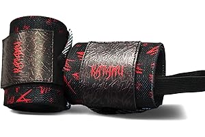 Katamu | Premium Wrist Straps | Wrist Support for Weighlifting, Powerlifting and Bodybuilding