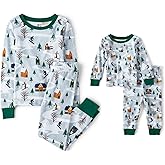 The Children's Place unisex-baby Family Matching, Christmas and Holiday Pajama Sets, Cotton