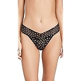 hanky panky Women's Cross Dye Leopard Original Rise Thong