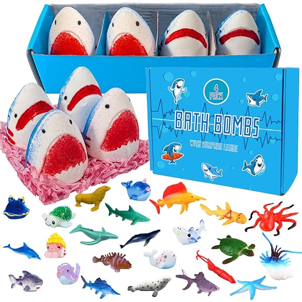 Amazon.com : Jaws Bath Bomb, Shark Bath Bomb, Jaws Bathbomb