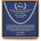 Ieftop Gifts for Men - Black/Gold/Silver Chunky Cuban Link Chain Stainless Steel Chain for Men Gift Birthday Anniversary Jewelry Gifts for Dad Husband Brother Son