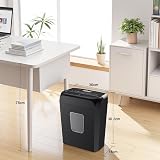 Bonsaii 6 Sheet Cross Cut Shredder C237-B Upgrade 13L 5x14mm 3min view 7