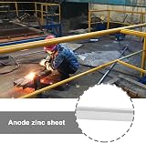 Create idea 5x Pure Zinc Anode 99.995% Sheet Electrode Strip 1x25x152mm Lab view 2