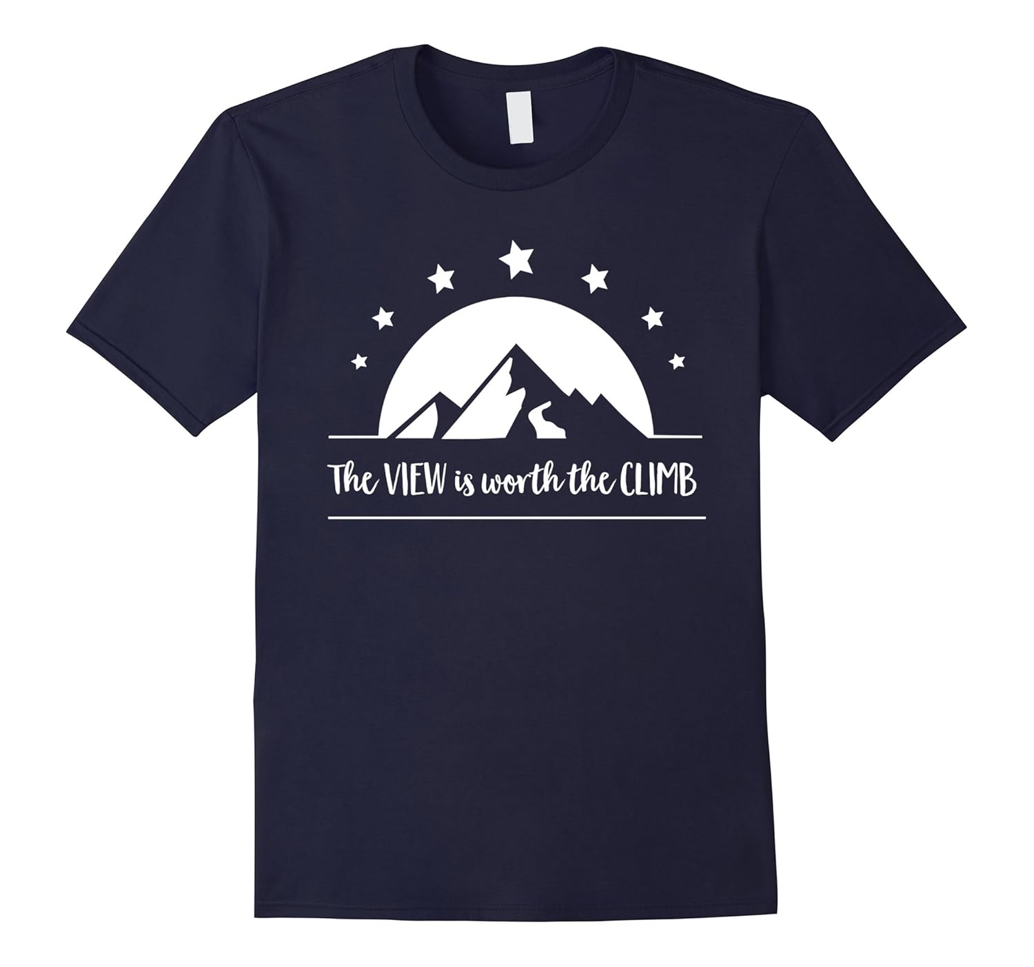 The View is worth the Climb Shirt-Rose