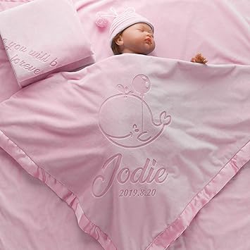 amazon baby blanket with name