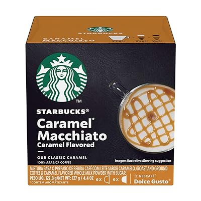 Buy Starbucks Coffee By Nescafe Dolce Gusto Starbucks Caramel Macchiato Coffee Pods 12 Capsules Pack Of 3 Packaging May Vary Online In Indonesia B07x3xdjt9