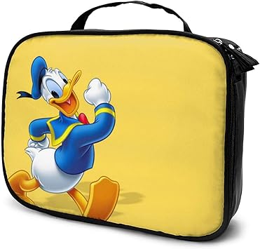 Amazon Co Jp ドナルドダックはとても嬉しそうに笑いました8 化粧ポーチ 安い 旅行用 可愛い 人気 オシャレ 大容量収納 シンプル使いやすい 多機能 メイクポーチ Generic