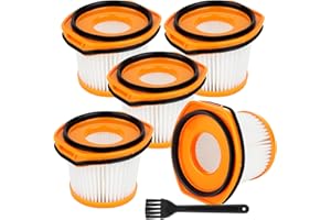 Replacement Vacuum Filter for Shark Wandvac System WS620 WS630 WS632 WS632BLBRN WS632GDBRN WS632GNBRN WS632PKBRN WS632RGBRN R