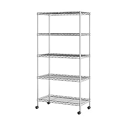 Seville Classics 5-Tier Wire Shelving with