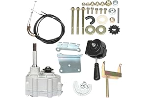 GXYWADY Go Kart Forward Reverse Gearbox Kit Replacement for 2HP-13HP Engine 4 Stroke TAV Series 30 Torque Converter 35 Go Karts Accessories Go Kart Transmission