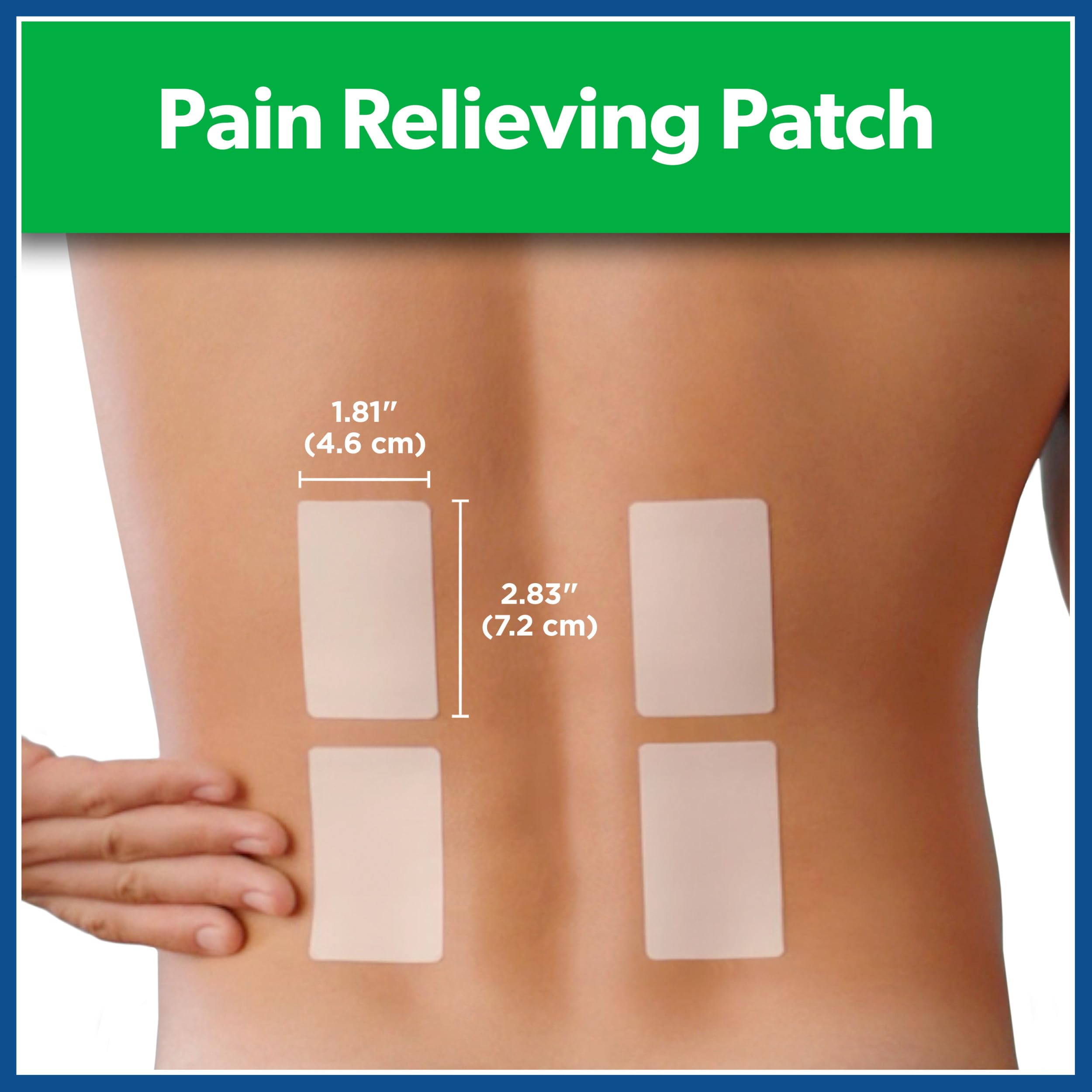 Salonpas Pain Relieving Patch for Back, Neck, Shoulder, Knee Pain and Muscle Soreness - 8 Hour Pain Relief - 60 Count