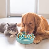 SUOXU Slow Feeder Dog Bowl Non Slip Puzzle Bowl Small Medium Dogs Cats view 7
