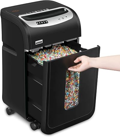 VidaTeco Maxshred OS-1605MF N Micro Cut Shredder 18 Sheets Auto Overheat
