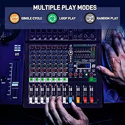 12-Channel Audio Mixer with 99 Sound Effects for