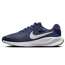 NIKE Men's Sneaker, Midnight Navy Pure Platinum