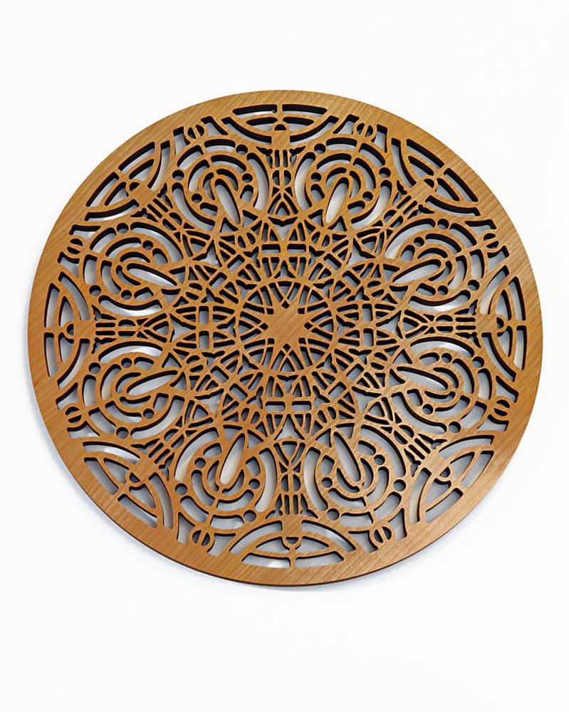 Frank Lloyd Wright Francis Apartments Grille Wall Element- Cherry by Lightwave Laser