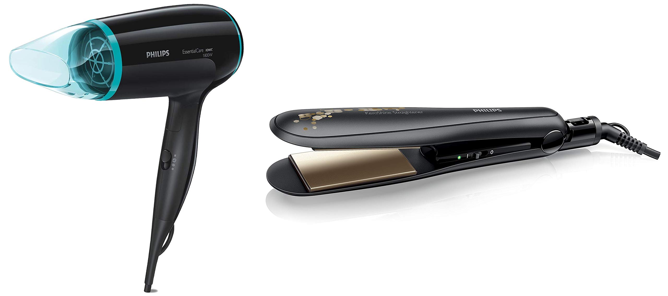 Philips Dryer Bhd007 20 And Straightener Hp8316 00 Combo