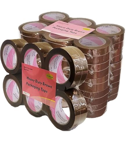 Nastro Adesivo Trasparente Per Imballaggi: 6 Rotoli Da 110 Yard 340171 - Foto 2