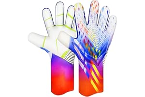 QUICARD Soccer Goalkeeper Gloves, Ultimate Grip Football Goalie Gloves with Size 6/7/8/9/10, Strong Receiver, American Football for Men, Boys, Youth, Adult, Kids and Small Hands