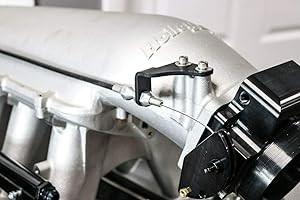 269 MOTORSPORTS Holley Hi-Ram Throttle Cable Bracket Black Anodized (Fits Motion / Lokar Throttle Cable)