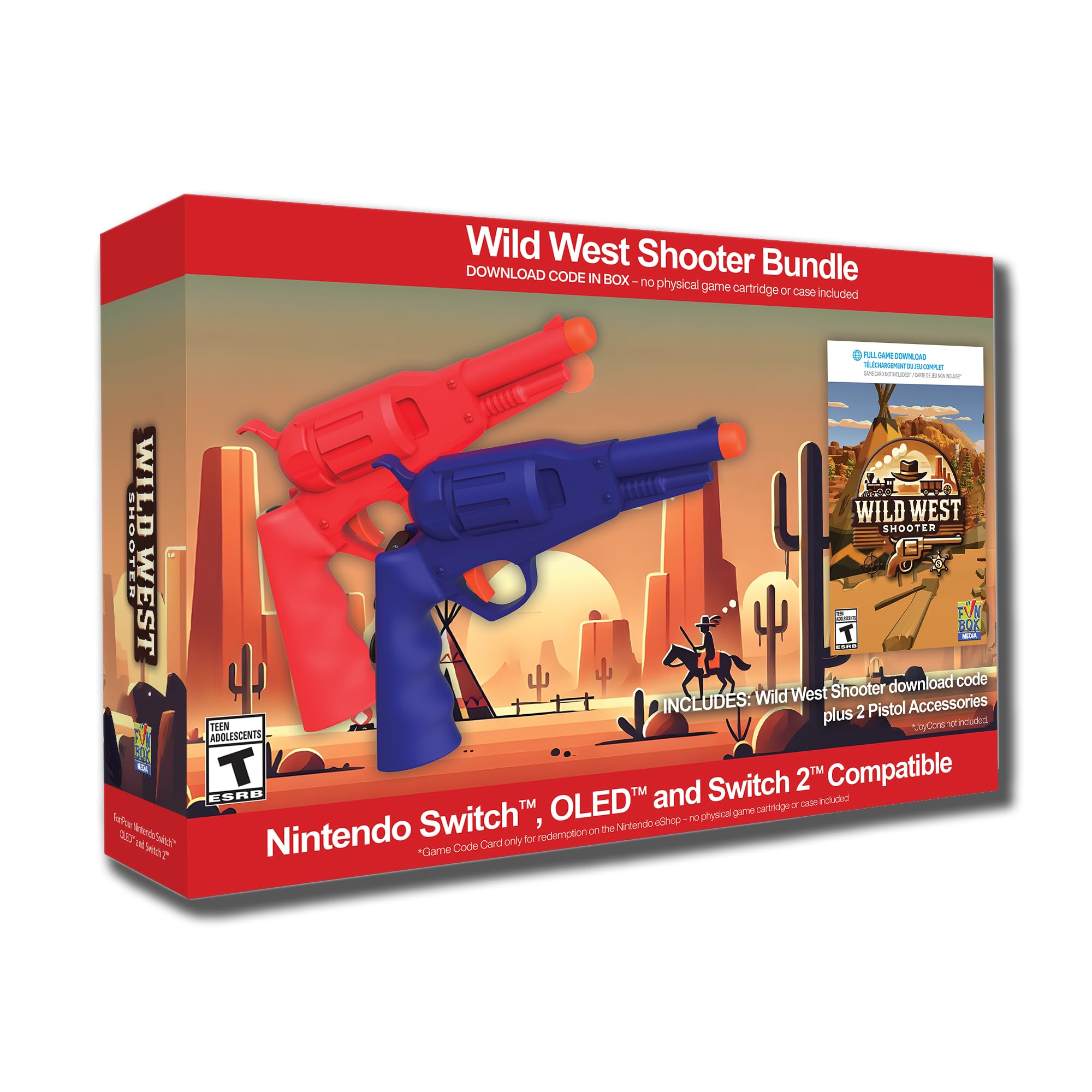 Photo 1 of *game code used* pistols only* Wild West Shooter Bundle - Nintendo Switch