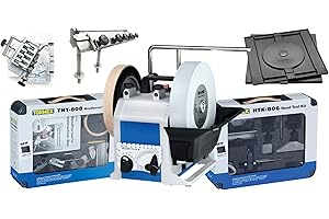 Tormek T-8 Ultimate Plus Kit (Tormek T-8 Original Sharpener + HTK-806 Hand Tool Kit + TNT-808 Woodturner's Kit + SVH-320 Planer Blade Attachment + DBS-22 Drill Bit Attachment + RB-180) (US Version)