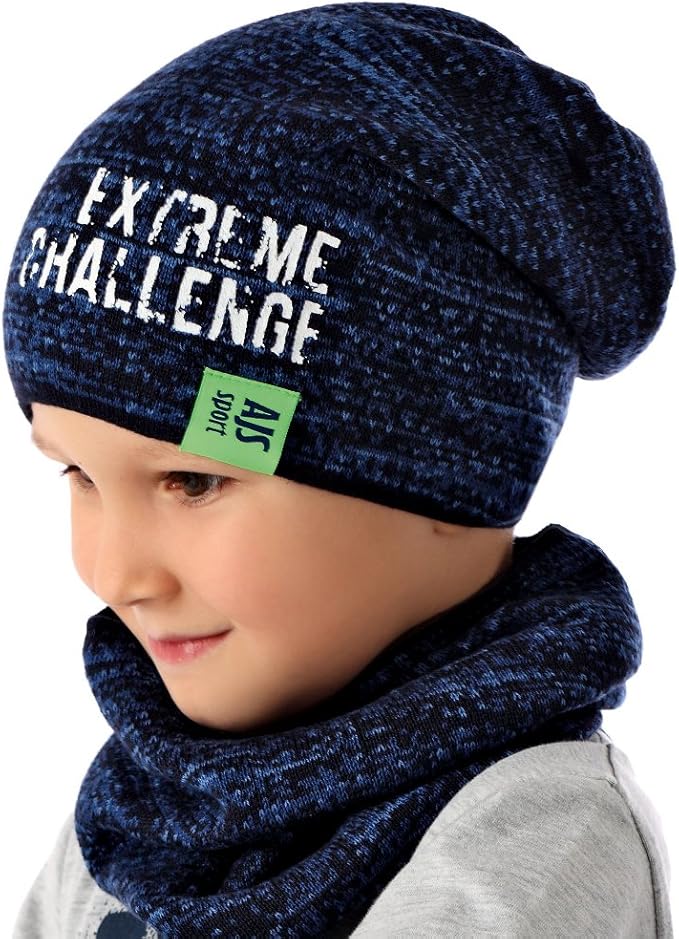 Yous Auto 3 in 1 Winterschal Set Pom Pom Cap Damen Herren Warm Knit Radfahren Skim/&uuml;tzen f/&uuml;r Indoor und Outdoor Sport Schwarz Strickm/&uuml;tze M/&uuml;tze Kreis Schal Set mit Abnehmbarer Mundbedeckung