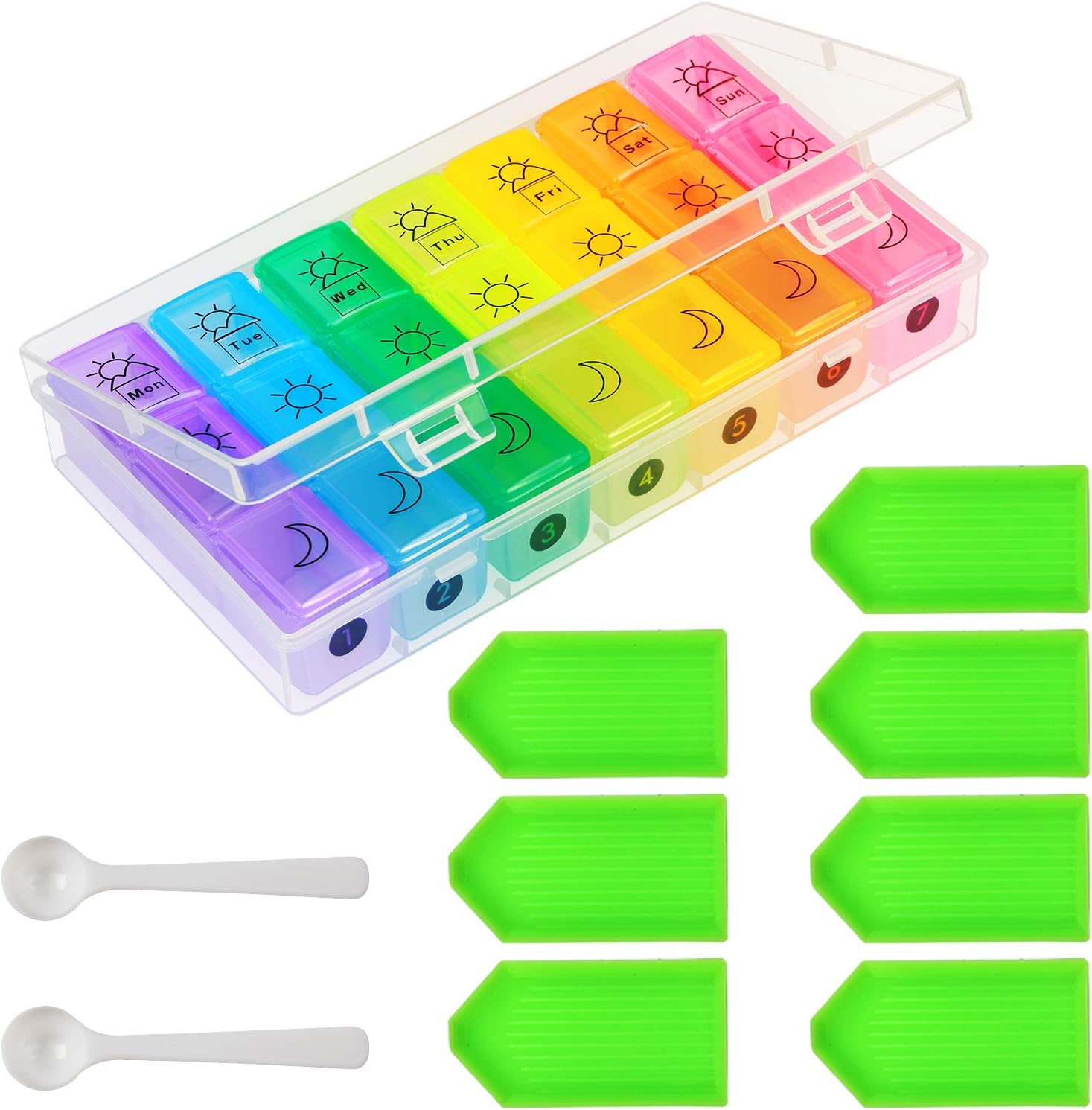 organizzatori di pillole da viaggio