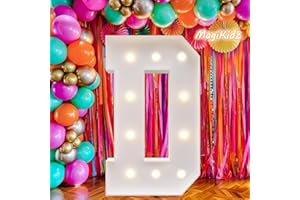 MAGIKIDZ Marquee Letter, 3FT Marquee Light up Letters,LED Light Up Letter D-DIY Party decorations, elevate your events with marquee letters 3 feet tall, perfect for Party, Birthday, Baby Shower