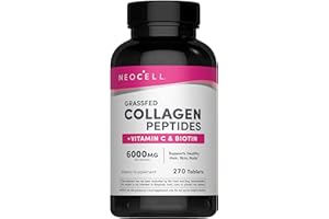 NeoCell Super Collagen With Vitamin C and Biotin, Skin, Hair and Nails Supplement, Includes Antioxidants, Tablet, 270 Count, 1 Bottle